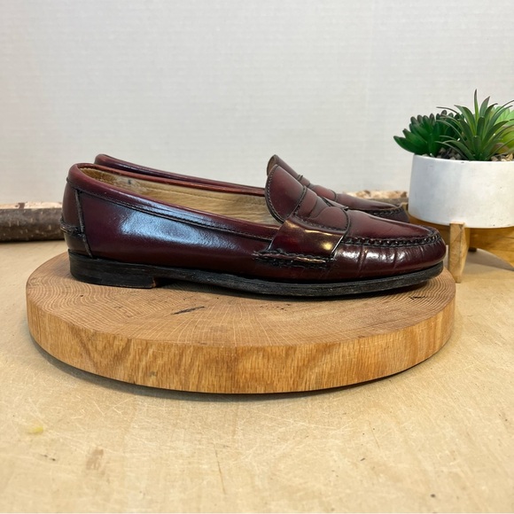 Vintage Weejuns Burgundy Penny Loafers | Women’s 9 (Marked Men’s 7.5 D) - Picture 6 of 15